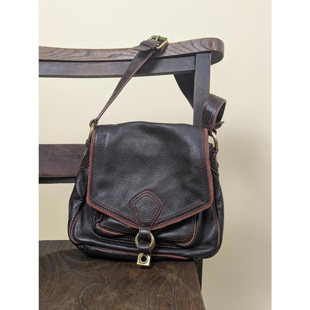 Marc Jacobs brown leather cross body bag